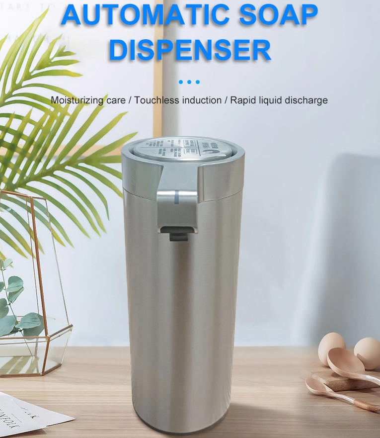 270ML USB Automatic Soap Dispenser Bathroom SUS304 Black