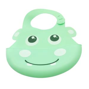 Quality Cute Cartoon Cow Waterproof Food Grade Silicone Baby Bib wholesale
