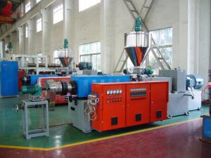 Quality PVC Hot-Cutting Plastic Pelletizing Machine Twin Screw Plastic Extruder wholesale