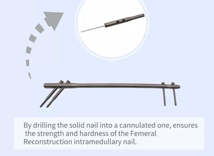 Stainless Steel Reconstruction Femoral Intramedullary Nail