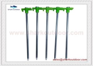 Quality High quality Hard Ground Tent Peg stakes with plastic stopper wholesale
