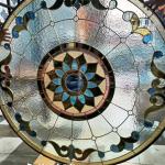Islam Dome Triple Glazing Tempered Stained Glass For Mosque Handmade Decorative