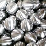 AISI304 800MM Brushed Hollow Steel Sphere , Hollow Metal Balls Matt Finish For