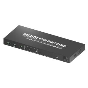 Quality Metal Housing 4 Port 30Hz HDMI DP KVM Switch wholesale
