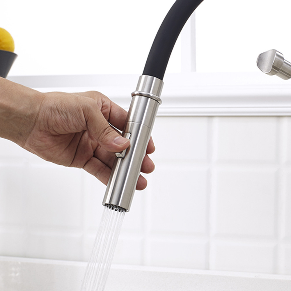 STEEL 304/316 MATERIAL SATIN FINISHED LONG SPOUT FAUCET COLORFUL SPOUT SINK FAUCET,KITCHEN FAUCET FLEXIBLE