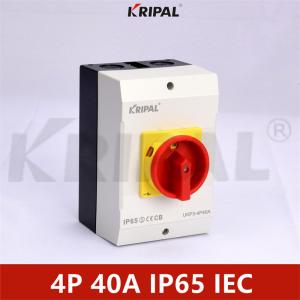 Quality 4P 40A IP65 230-440V Load Isolator Waterproof AC Isolator Switch wholesale
