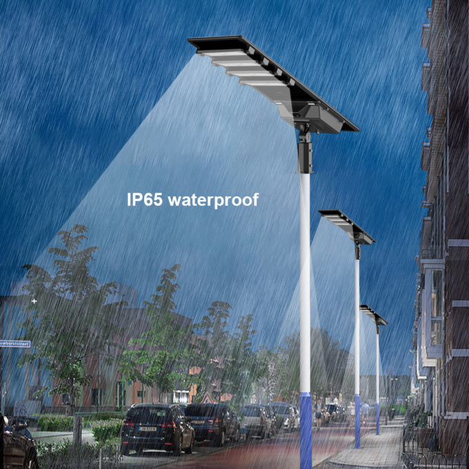 Waterproof Intelligent Outdoor Solar Street Lamps 100w With Remote Control Function
