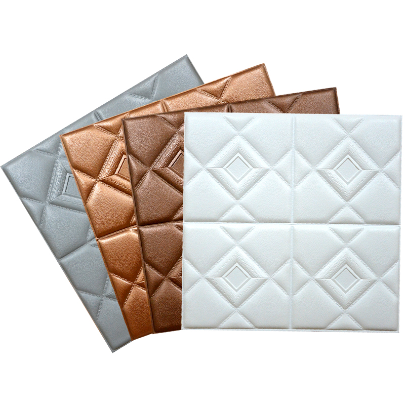Wall Coating 3D Brick Design Foam Wallpapers for Administration Easy Installation