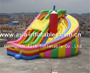 Quality Commercial Inflatable Twister Slide Games For Kids wholesale