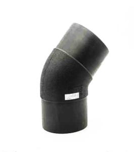 Quality PE DN63-DN450 SDR11 SDR17 SDR17.6 Spigot 45 Degree Elbow Fittings wholesale