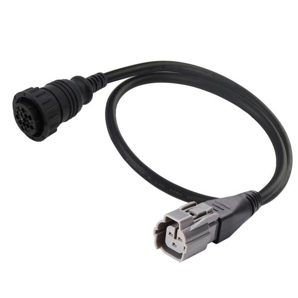 Power Gland Connector PA66 Black Electric Diagnostic Marine Cable Automotive