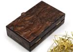 Brown Color Patent Clutch Bag , Small Size Acrylic Evening Bag For Summer