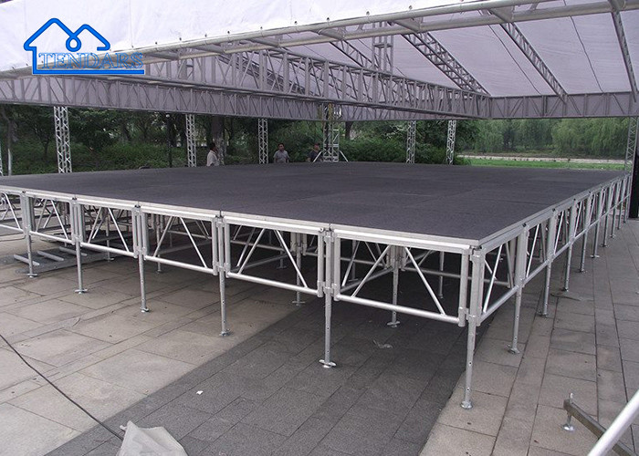 Portable Easy Assemble Aluminum Stage Truss Mobile Event Plywood Stage Adjustable Stage Platform
