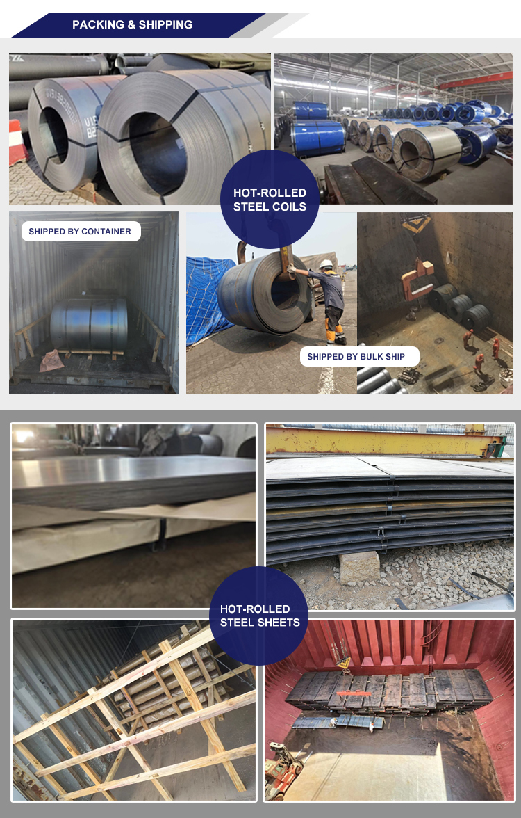 Customizable Anti-Rust Treatment High Hardness Hot Rolled Steel Plates for Ship ASTM Certification
