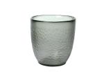Hand Pressed 95mm Colored Glass Candle Holder With Customized Logo
