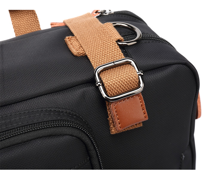 Grey 3 In 1 Travel Briefcase Backpack with 210D polyester Lining