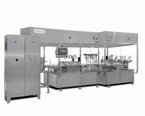 Quality Linear Type Turntable Feeding Pharmaceutical Aseptic Liquid Filling Machine wholesale