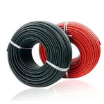 PV1-F XLPO XLPE Insulated Power Cable , Flexible Tinned Copper Solar Panel Cable