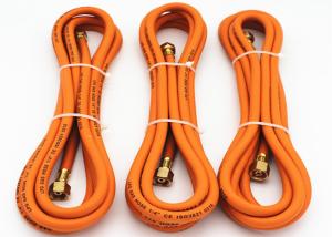 Quality 1/4&quot; Inch Flexible Propane Gas Hose , flexible gas hose Orange Color wholesale