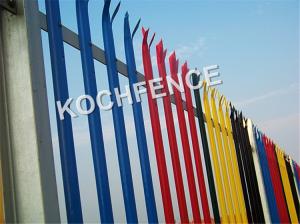 Quality D / W Type Steel Palisade Fencing Colorful Convenient Installation Anti Corrosion wholesale