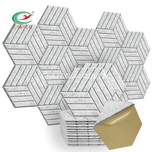 Quality Fashionable Hexagon Acoustic Panels Multiple Colour Polyester Acoustic Panel wholesale