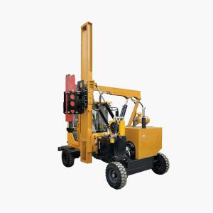 Quality CE Highway Guardrail Pile Driver Machine Hydrualic For Drilling wholesale