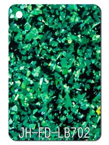 Quality 3mm Thick Green Black Glitter Acrylic Sheets Gift Packaging Box Rack Decor wholesale