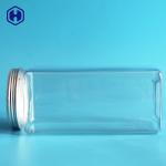 Durable Sturdy Square Wide Mouth Plastic Jars Recyclable Non Toxic