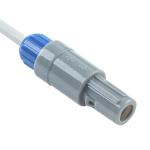 GE Healthcare Vivid Compatible Direct-Connect ECG Cable and leadwires for 3Lead
