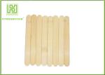 Natural Smell Tongue Depressors Round Edge , White Birch Padded Tongue Depressor