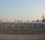 Aluminum Alloy Frame Pagoda Event Tent 3x3m For Activity Party Above 9 People