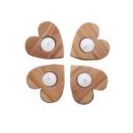 Home Decoration Candle Holder Candle Stick Christmas Natural Wooden Xmas Tree