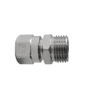 Quality SS 304 Material Gas Pipe Fittings Socket Connector double head G1 / 2&quot; wholesale