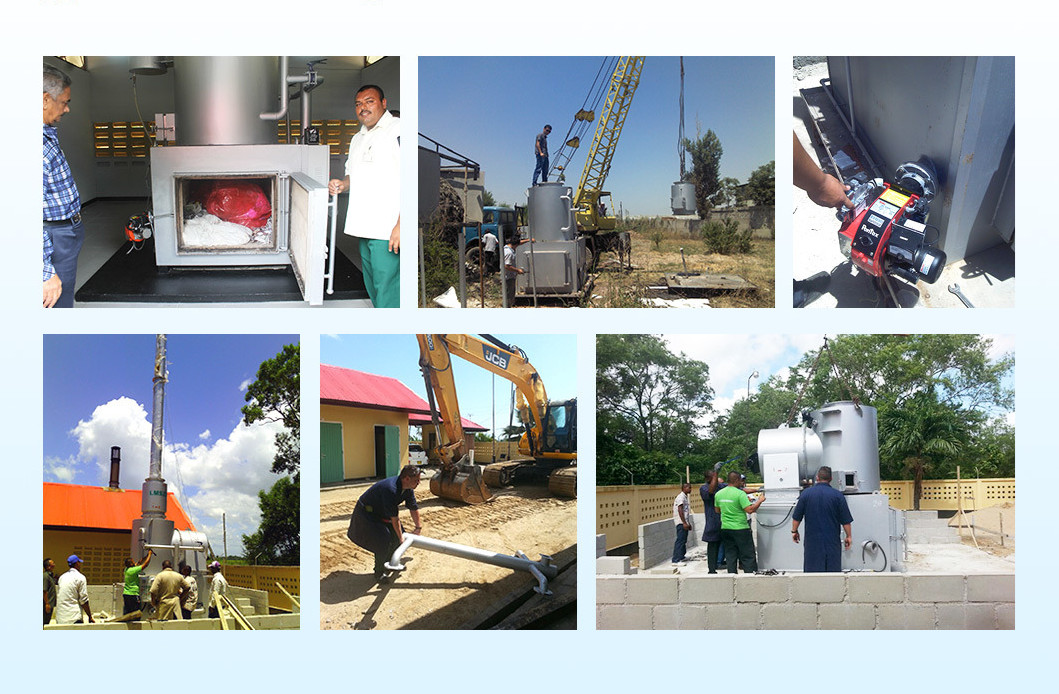 Small Hospital Incinerator Machine Non-smoke Pyrolysis Plant for Safe Waste Disposal