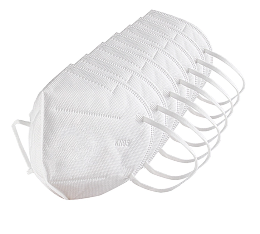 4 Ply Non Woven KN95 Face Mask Anti Dust For Food Processing / Beauty Parlor