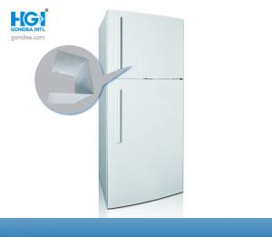 Quality HGI 470 Liter 2 Door Top Freezer Refrigerators 16.5 Cu Ft R134a CE Stainless Steel wholesale