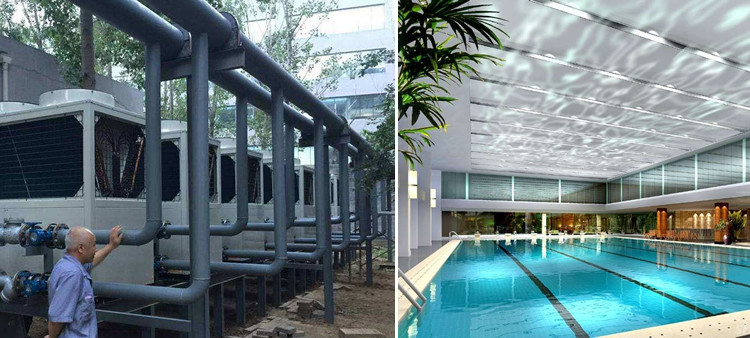 50 / 60 Hz Swimming Pool Water Heater Heat Pump Copeland Scroll Compressor