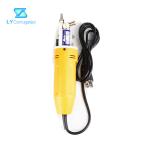 Yellow 170W Electric Fabric Scissors Round Cutting Blade Portable Textile