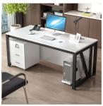 Solid Wood Office Study Desk Side Table Morden Office Workstation Fruniture for