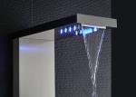 Black and white 304 stainless steel rainfall shower head wall mounted shower