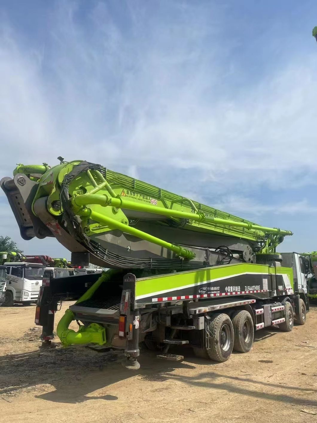 2019 Zoomlion Concrete Boom Pump 56m Truck Mounted Pump Mercedes Benz Heavy Equipment