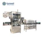 Automatic Round Bottle Labeling Machine 110V PVC Shrink Sleeve Film
