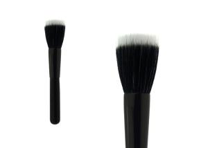 Quality Professional Natural Black Handle Kabuki Makeup Brush For Foundation wholesale