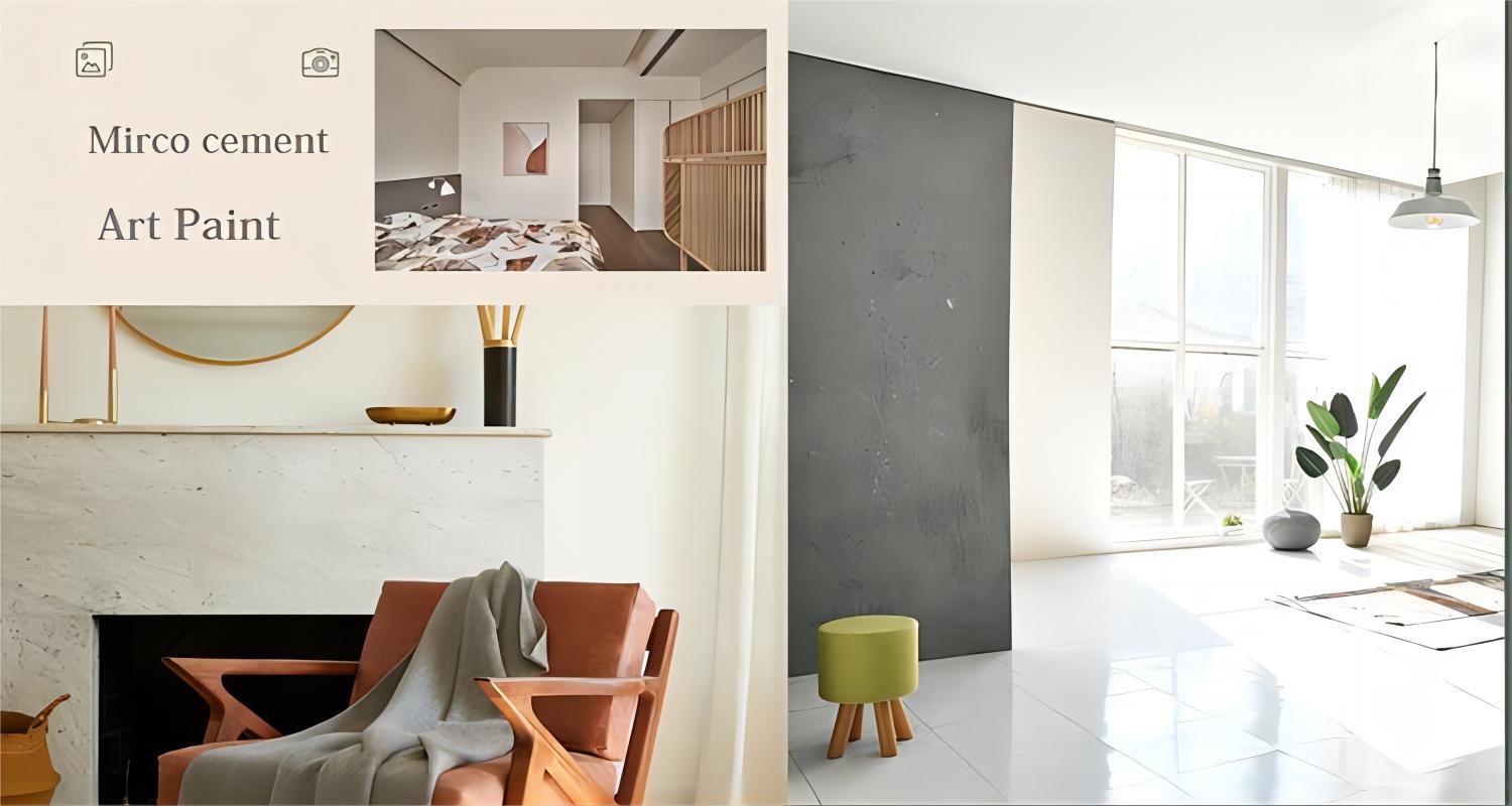 Flawless Continuum Colour Microconcrete Polyurethane Resin Micro Cement for Home Doctor