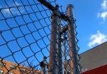 Chain wire Fence for sale 65MM X 65MM X 4.00MM black powder coated