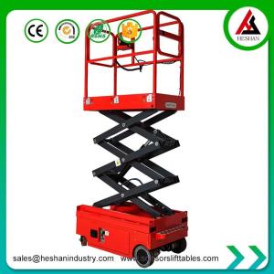 Quality Industrial Mobile Electric Hydraulic Scissor Lift Self Propelled 3.9M 300kg wholesale