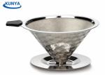Portable Sleeve Cold Brew SGS Coffee Cone Stainless Steel Filter Element