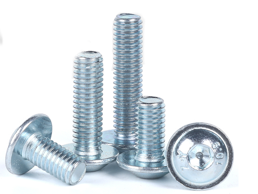 Grade 10.9 M1.6-M64 ISO9001 2008 CE Certified Hexagon Socket Button Head Screw With Collar