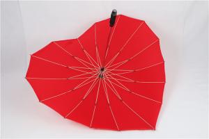 Quality Custom Printing Ladies Windproof Umbrella Red Compact Travel Umbrella wholesale