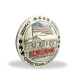 Stamping Engraved Collectible Souvenir Coins Single Side For Anniversary